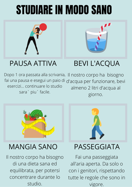 STUDIARE IN MODO SANO